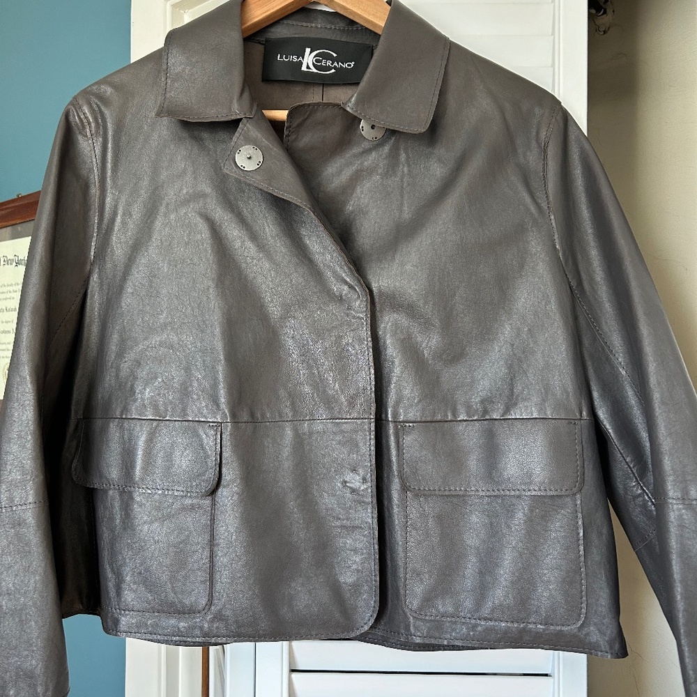 Faux Leather Jacket